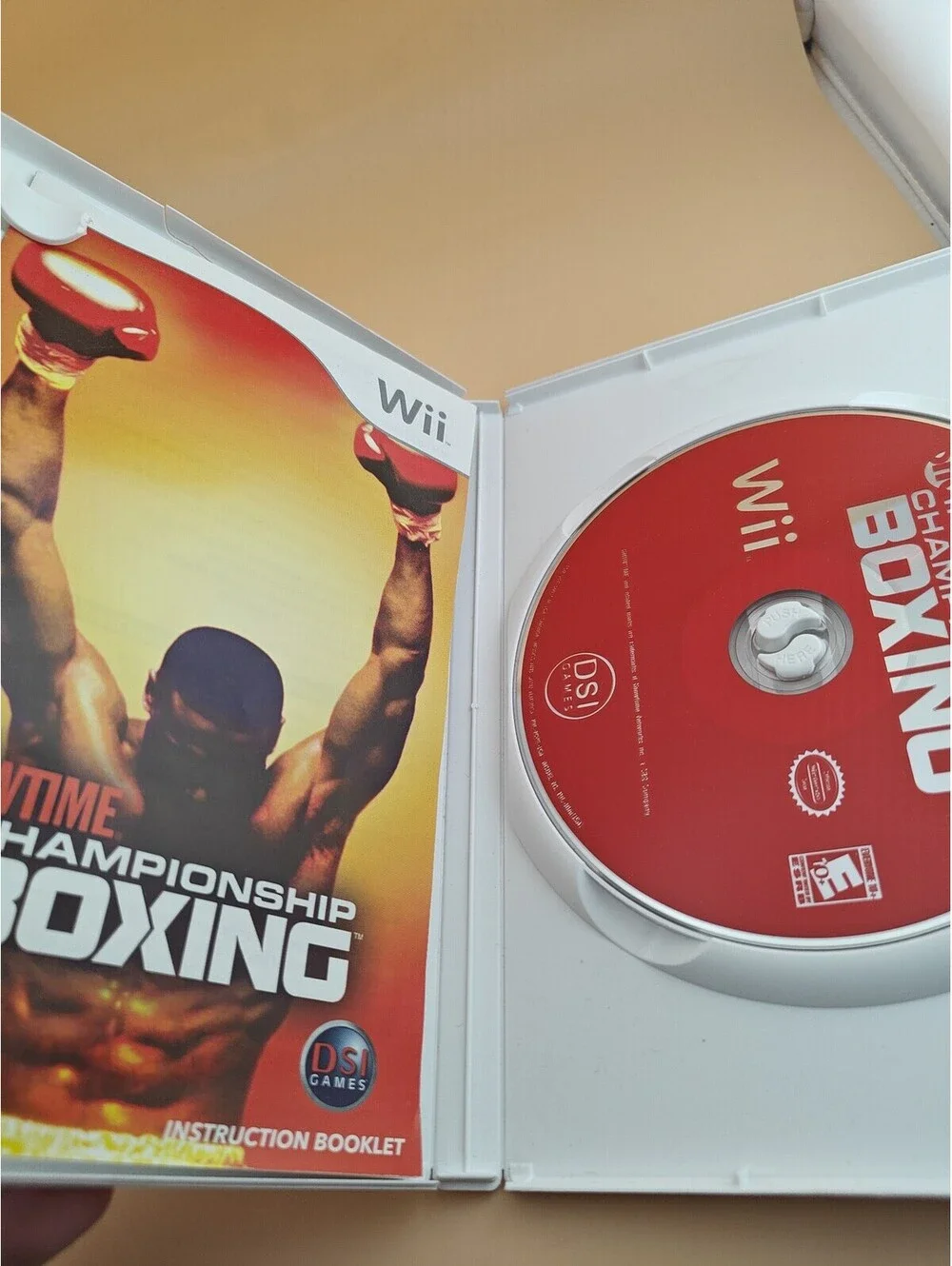 Showtime Championship Boxing Nintendo Wii 2007 CIB Complete Tested